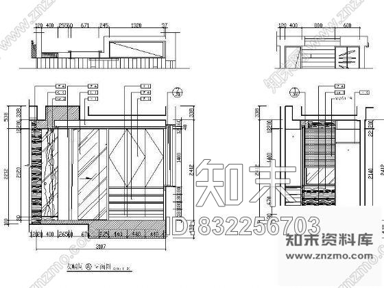 图块/节点主卧衣帽间装修详图cad施工图下载【ID:832256703】