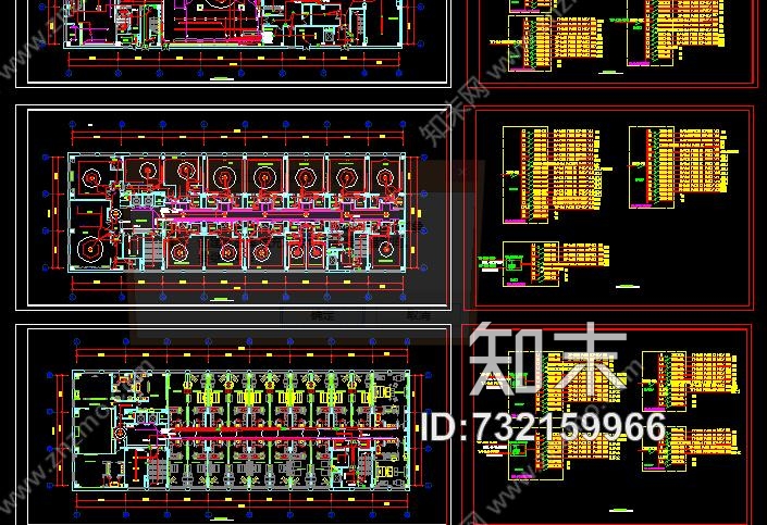 空间印象案例：滨河一号施工图纸资料(效果图和照片cad施工图下载【ID:732159966】