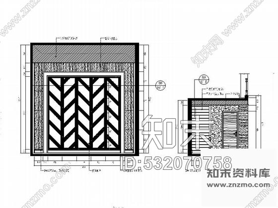 施工图湖南高端商品房售楼部室内装修设计施工图含效果cad施工图下载【ID:532070758】