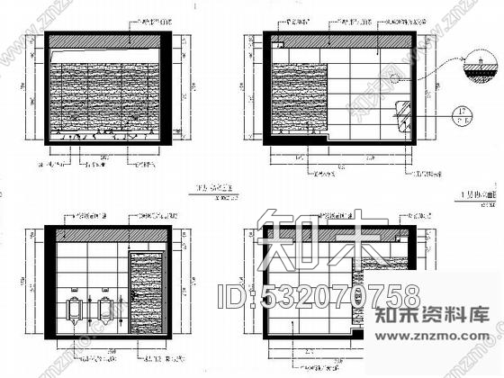 施工图湖南高端商品房售楼部室内装修设计施工图含效果cad施工图下载【ID:532070758】