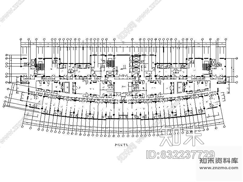 图块/节点某医院平面布置图cad施工图下载【ID:832237729】