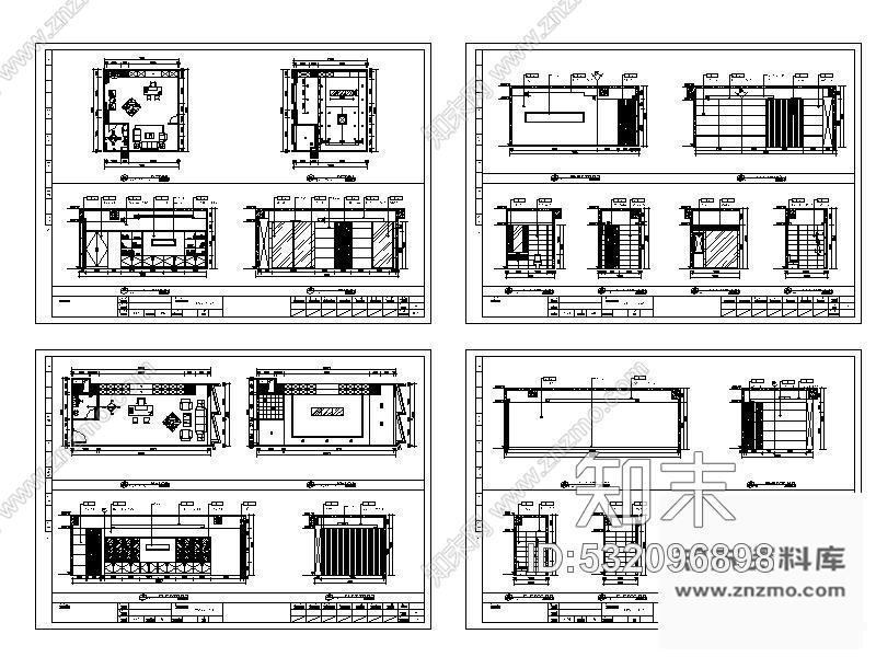 施工图双套医院领导办公室装修图cad施工图下载【ID:532096898】