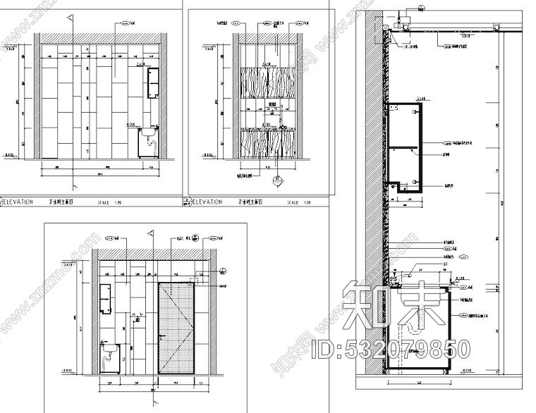 广东珠江新城西塔主塔办公空间设计施工图附效果图cad施工图下载【ID:532079850】