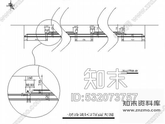 施工图售楼处洽谈室室内装修图cad施工图下载【ID:532073757】