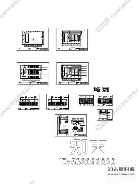 施工图某大会议室装饰图cad施工图下载【ID:532096820】