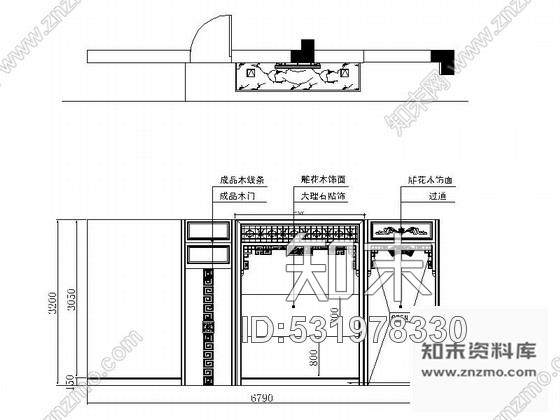 施工图江苏新港名城花园新中式三层别墅室内装修设计施工图(含效果)cad施工图下载【ID:531978330】