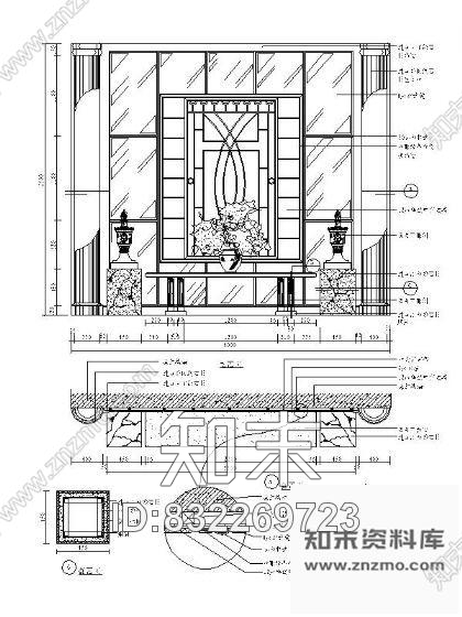 图块/节点装饰墙面节点详图集cad施工图下载【ID:832269723】