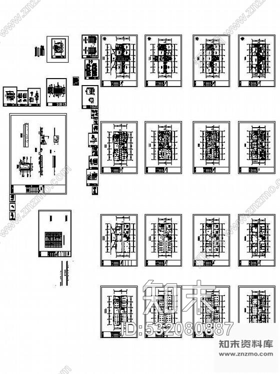 施工图浙江食品公司综合楼装修图cad施工图下载【ID:532080887】