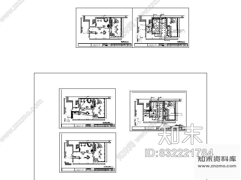 图块/节点山西某联通营业厅平面图cad施工图下载【ID:832221784】