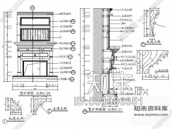 施工图武汉临湖双层豪华别墅全套装修图cad施工图下载【ID:531986351】