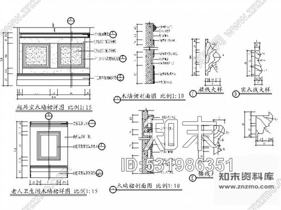 施工图武汉临湖双层豪华别墅全套装修图cad施工图下载【ID:531986351】