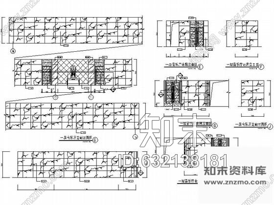 施工图某大剧院音乐厅走廊装修图cad施工图下载【ID:632138181】