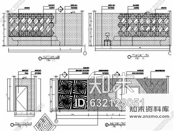 施工图凯悦大酒店豪华KTV空间施工图cad施工图下载【ID:632128051】