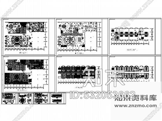 施工图某宾馆设计装修图cad施工图下载【ID:532053662】