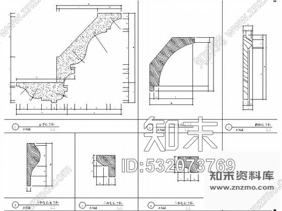 施工图浙江简欧某售楼处展厅室内设计施工图含效果cad施工图下载【ID:532073769】