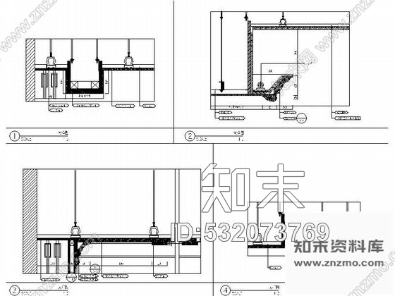 施工图浙江简欧某售楼处展厅室内设计施工图含效果cad施工图下载【ID:532073769】