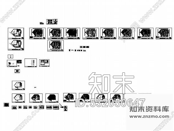 施工图苏州某广场大酒店室内装修图cad施工图下载【ID:532050647】