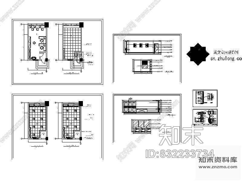 图块/节点银行办公室详图cad施工图下载【ID:832233734】