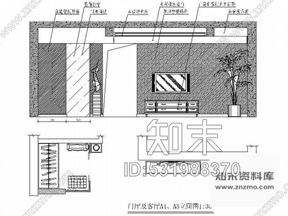 施工图精装双层别墅设计装饰图cad施工图下载【ID:531988370】