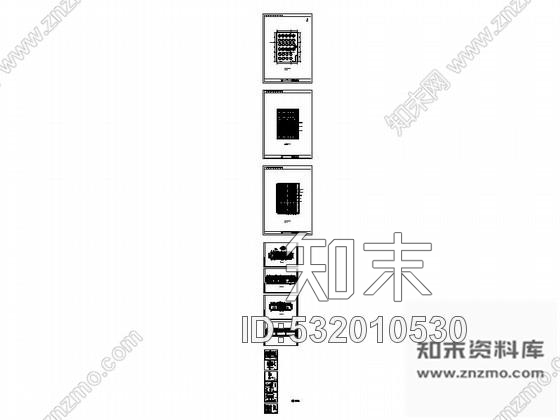 施工图443平方大餐厅装修图cad施工图下载【ID:532010530】