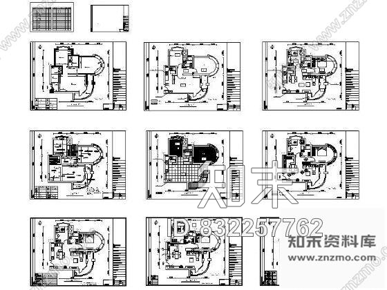 图块/节点某两居室装修平面图cad施工图下载【ID:832257762】