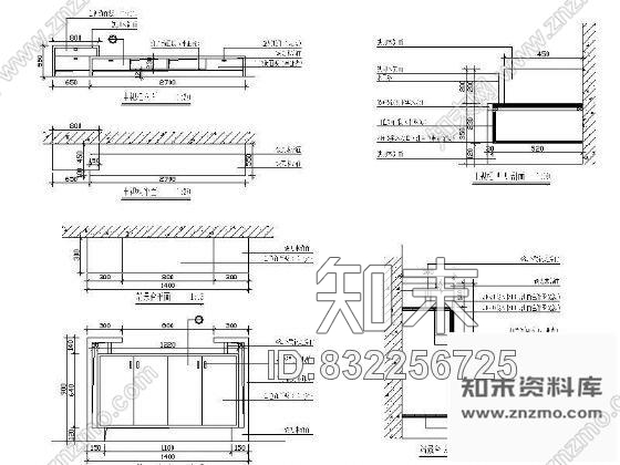 图块/节点客厅立面设计详图cad施工图下载【ID:832256725】