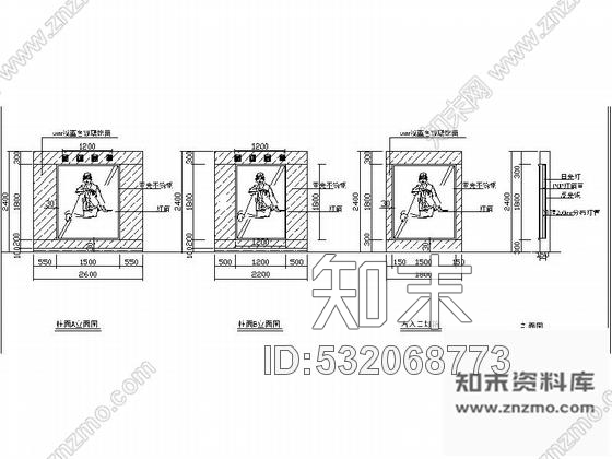 施工图精品现代风格服装专卖店室内装修施工图含效果图cad施工图下载【ID:532068773】