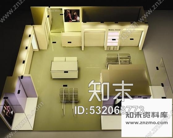 施工图精品现代风格服装专卖店室内装修施工图含效果图cad施工图下载【ID:532068773】