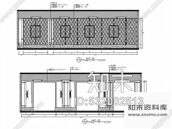 施工图福建文艺范混搭风精致餐厅室内施工图含效果图cad施工图下载【ID:532002513】