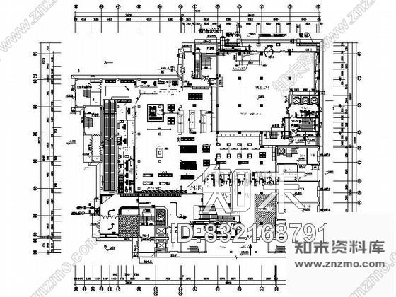 某超市两层平面布置图施工图下载【ID:832168791】