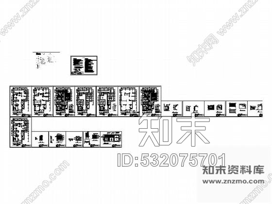 施工图广西品牌家具专卖店室内装修图施工图下载【ID:532075701】