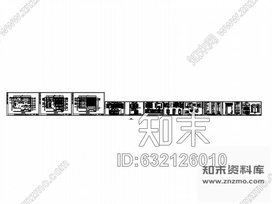 施工图北京奢华欧式KTV包厢室内设计施工图cad施工图下载【ID:632126010】