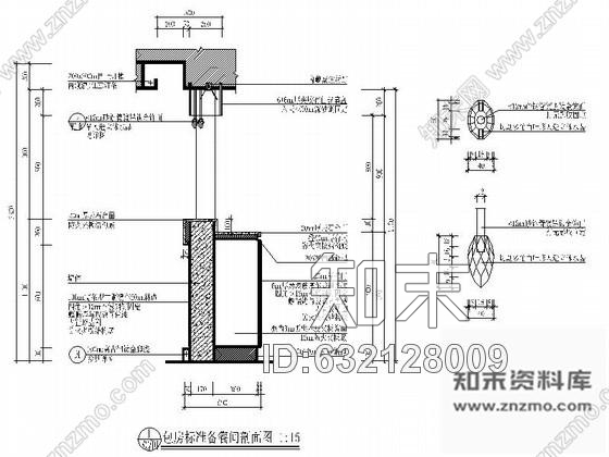 施工图夜总会备餐间室内装修图cad施工图下载【ID:632128009】