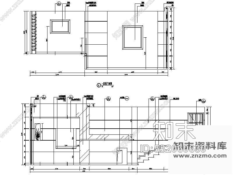 施工图江苏五星级酒店联排客房装修图cad施工图下载【ID:532060630】