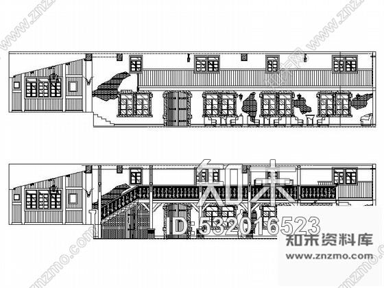 施工图四川某时尚现代风格啤酒馆室内装修图cad施工图下载【ID:532016523】
