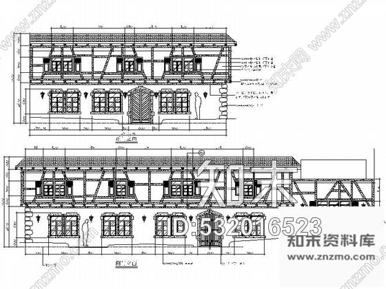 施工图四川某时尚现代风格啤酒馆室内装修图cad施工图下载【ID:532016523】