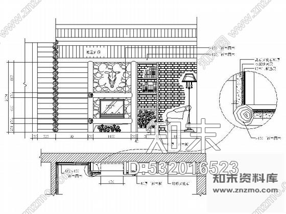 施工图四川某时尚现代风格啤酒馆室内装修图cad施工图下载【ID:532016523】
