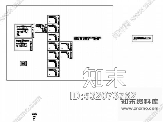 施工图江苏某城市广场售楼处室内装修图含效果cad施工图下载【ID:532073762】