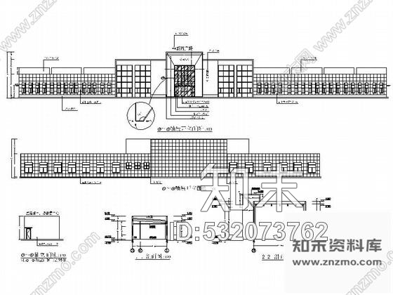 施工图江苏某城市广场售楼处室内装修图含效果cad施工图下载【ID:532073762】