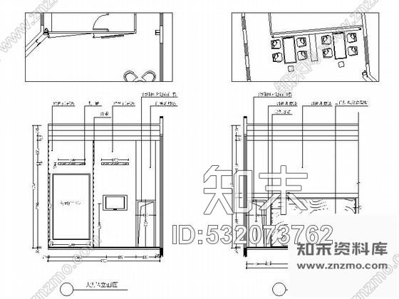 施工图江苏某城市广场售楼处室内装修图含效果cad施工图下载【ID:532073762】