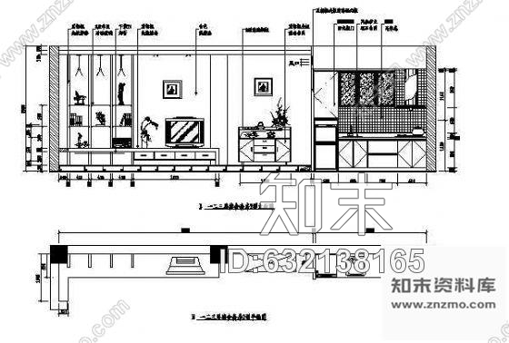 施工图高管宿舍装修图cad施工图下载【ID:632138165】