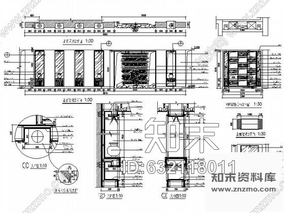 施工图上海精装保健足浴室内施工图cad施工图下载【ID:632118011】