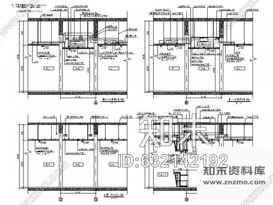 施工图浙江权力机关执行机构业务用房室内装修施工图cad施工图下载【ID:632142192】