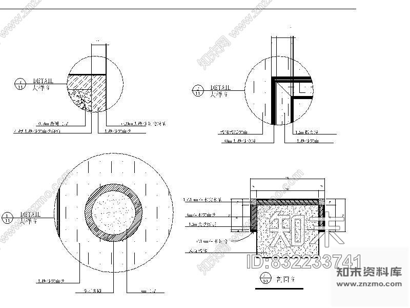 图块/节点按摩房施工详图cad施工图下载【ID:832233741】