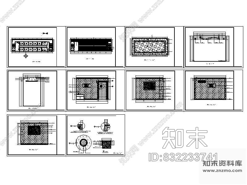 图块/节点按摩房施工详图cad施工图下载【ID:832233741】