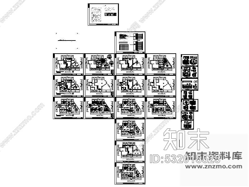 施工图浙江某中式休闲茶室施工方案施工图下载【ID:532015525】