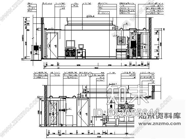 施工图东莞某酒店三开间装修图cad施工图下载【ID:532055644】