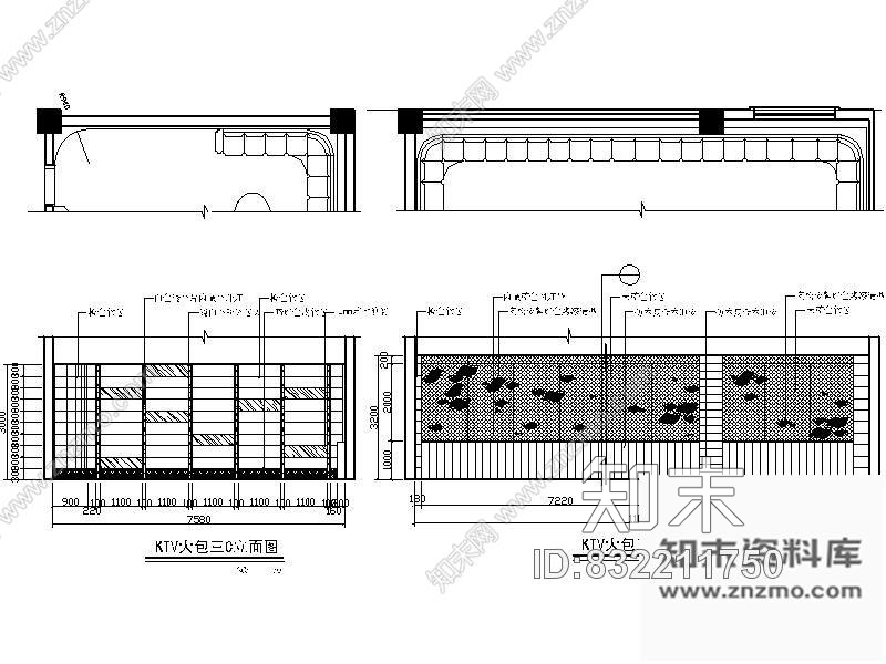 图块/节点KTV现代大包厢详图cad施工图下载【ID:832211750】