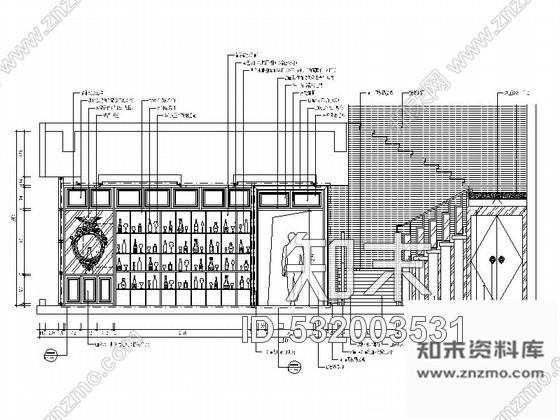 施工图福州精品禅意中式风格酒庄CAD施工图含效果cad施工图下载【ID:532003531】