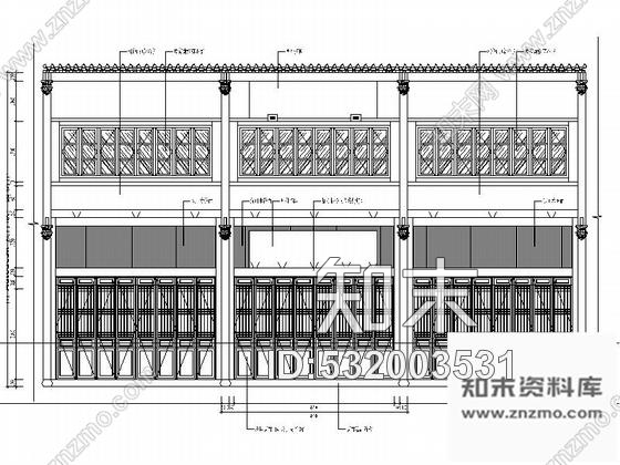 施工图福州精品禅意中式风格酒庄CAD施工图含效果cad施工图下载【ID:532003531】